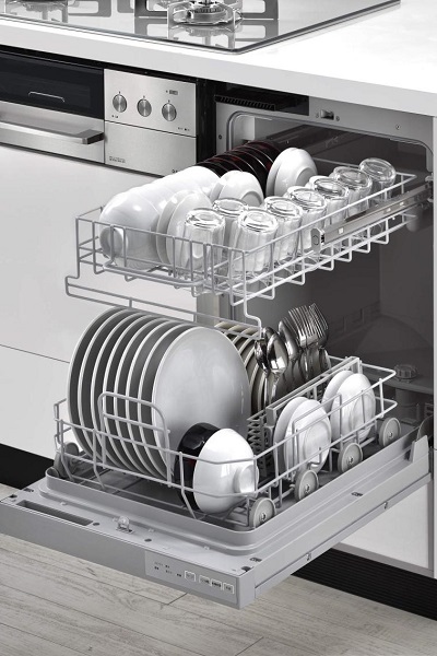食器洗い乾燥機 リンナイ製（Rinnai）RSW-F402CA-SV　シルバー　フロントオープンタイプ